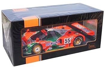 ミニカー IXO 1/18 Mazda 787B IXO 1/18 Scale Mazda 787B Alloy White & Blue Livery Sports